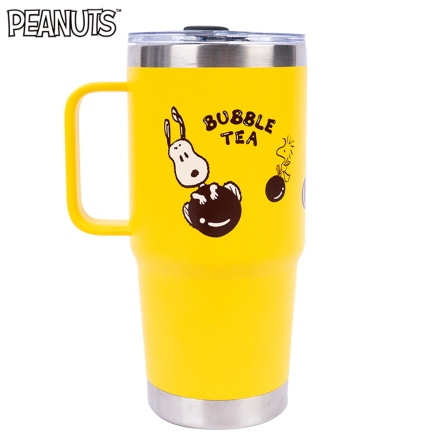 史努比圓滾滾手把保溫杯