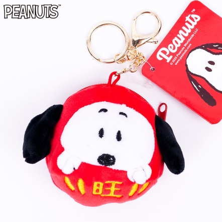 史努比紅運旺旺達摩零錢包