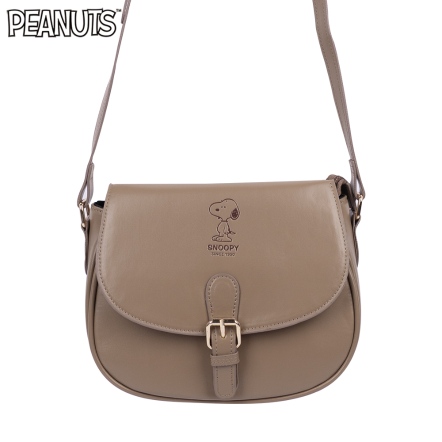 史努比全身馬鞍包(棕)