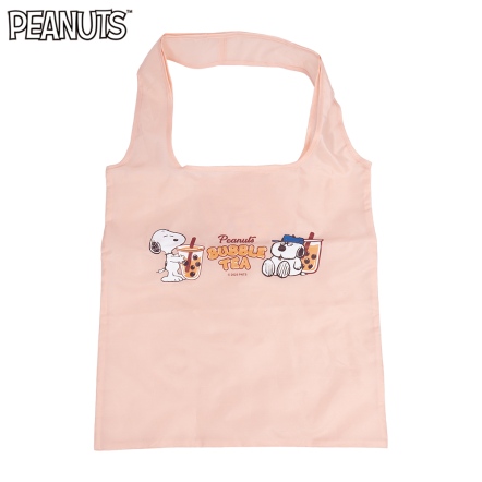 史努比珍奶摺疊收納環保袋