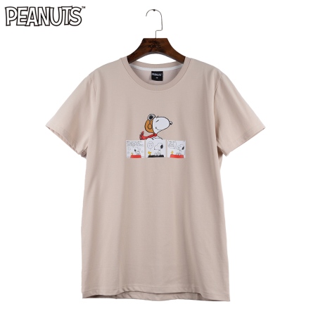 史努比飛行回憶男版短袖圓領T