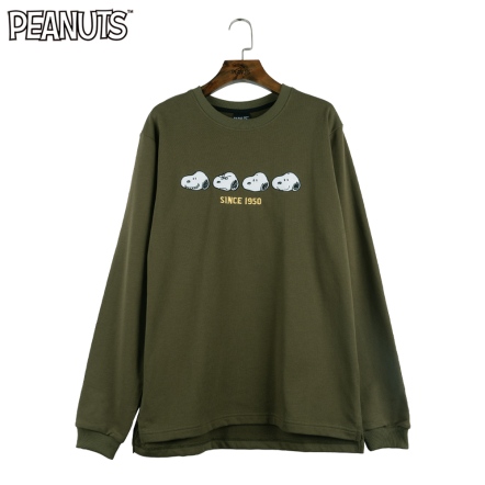 史努比表情男版長袖T恤