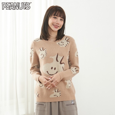 胡士托好心情圓領針織衫