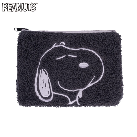 史努比大臉大絨毛化妝包