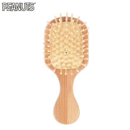 史努比探頭竹製梳子