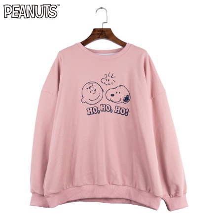 史努比HO!HO!HO!寬鬆大學T