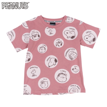 花生漫畫點點頭兒童圓領短T