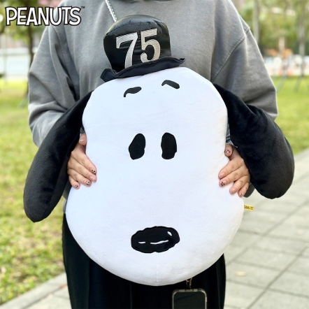 史努比75周年大頭抱枕(50cm)