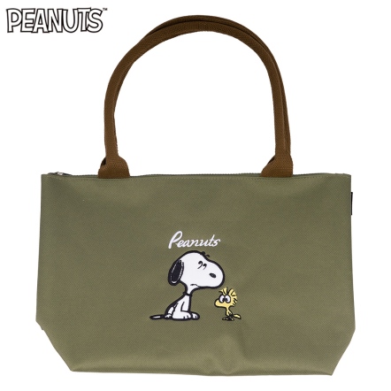 史努比往上看帆布手提袋