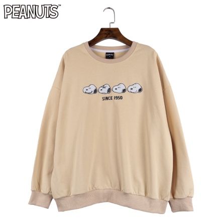 史努比表情寬鬆大學T