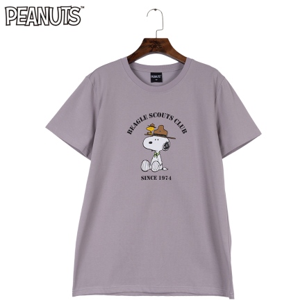 史努比偵查隊男版短袖圓領T