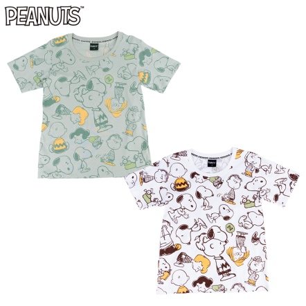 PEANUTS人物集女版圓領短T