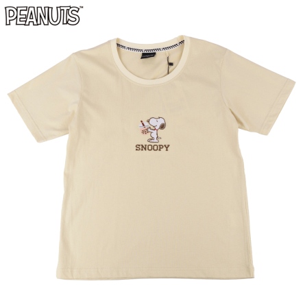 史努比來杯珍奶短袖圓領女T