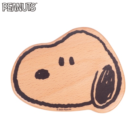 史努比側臉木頭杯墊
