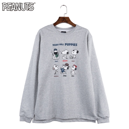 史努比一家圖鑑男版長袖T恤
