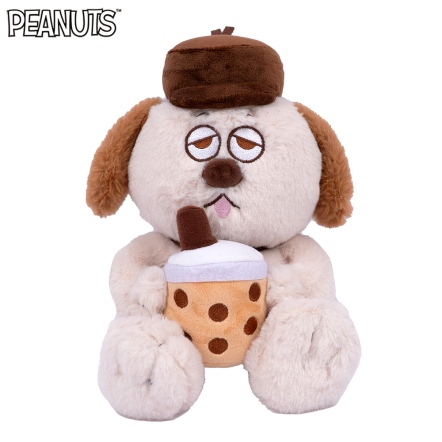 歐拉夫抱珍奶坐姿玩偶(22cm)