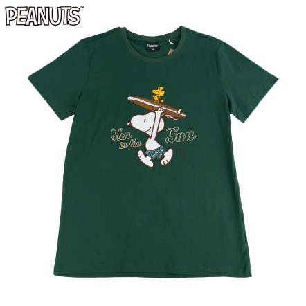 史努比衝浪去男版短袖圓領T