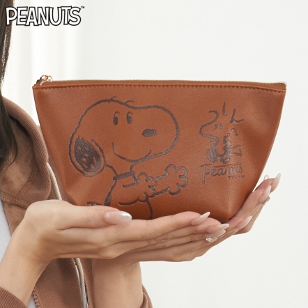 史努比歡欣鼓舞化妝包