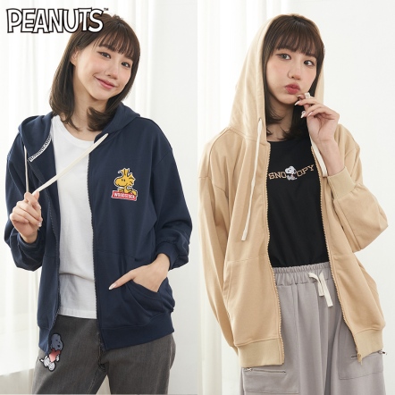 胡士托揮動手連帽寬鬆情侶外套