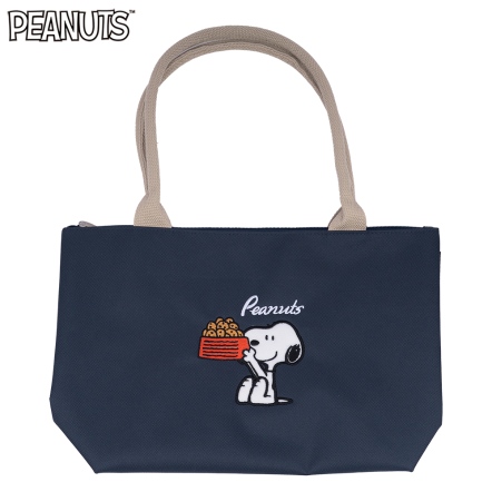 史努比捧食物帆布手提袋