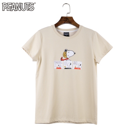 史努比飛行回憶寬版T恤