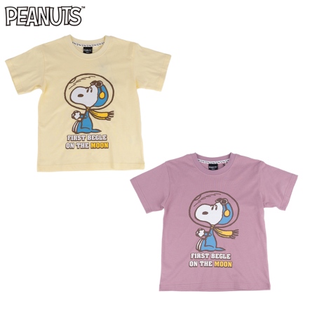 史努比太空員兒童圓領短T