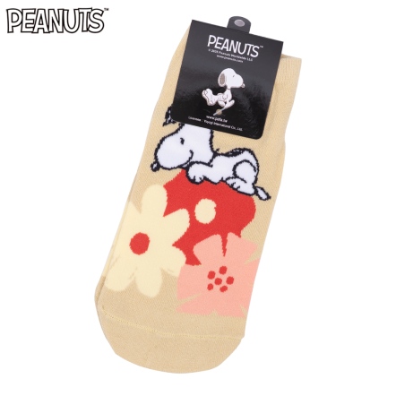 史努比看花船襪