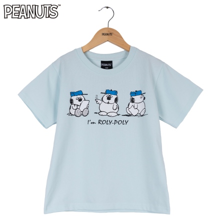 歐拉夫三連拍寬兒童T(藍/橘)