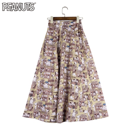 歐拉夫與兄弟半鬆緊輕薄長裙