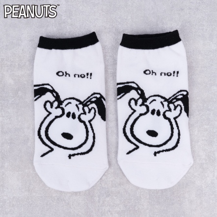 喔不!史努比抱頭船襪