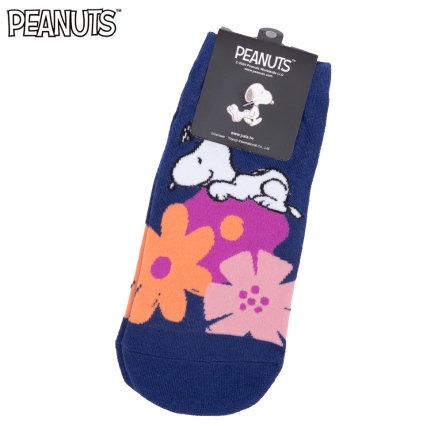 史努比看花船襪