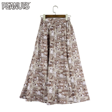 歐拉夫與兄弟半鬆緊輕薄長裙