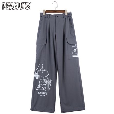 史努比船長掌舵束繩工裝褲