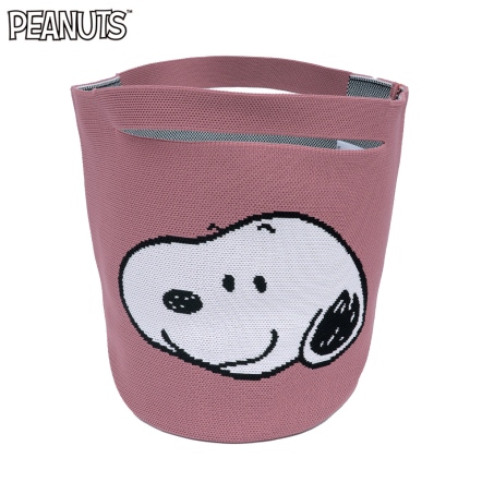 史努比微笑針織便當袋