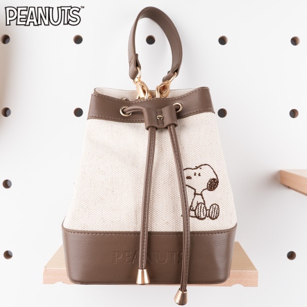 史努比發呆水桶包(附背帶)