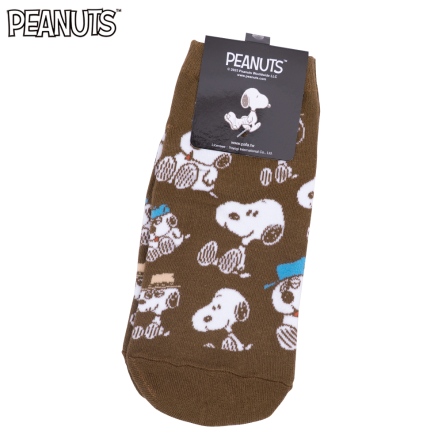 史努比三兄弟滿版船襪
