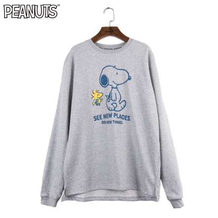 史努比做新鮮事男版長袖T恤