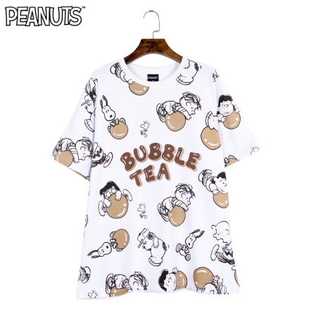 史努比圓滾滾短袖圓領T(男女共版)