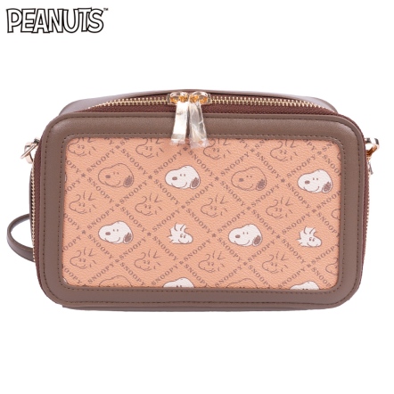 史努比微笑滿版相機包