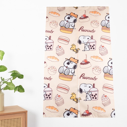史努比甜點長門簾