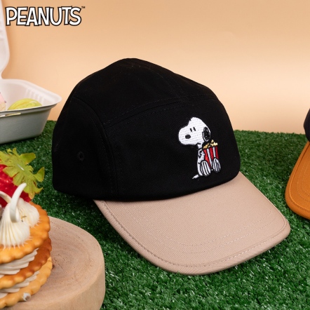 史努比爆米花五片帽