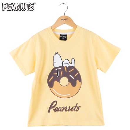 史努比躺甜甜圈寬兒童T