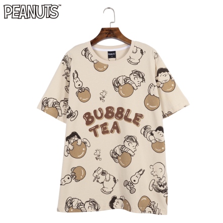 史努比圓滾滾短袖圓領T(男女共版)