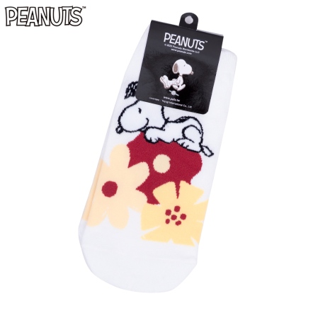 史努比看花船襪