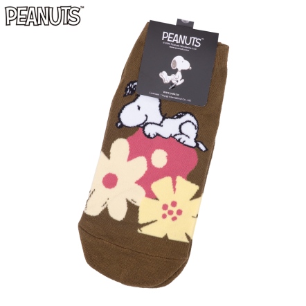 史努比看花船襪