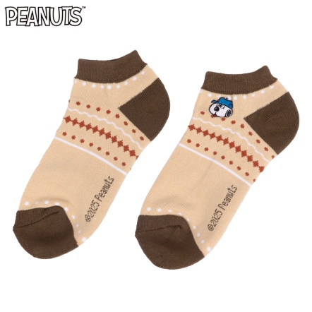 歐拉夫大頭電繡厚底船襪