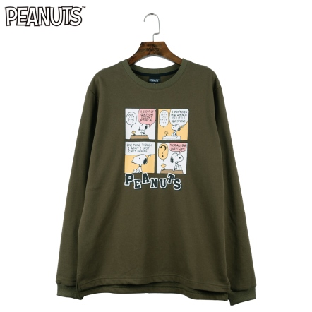 史努比胡士托問號男版長袖T恤