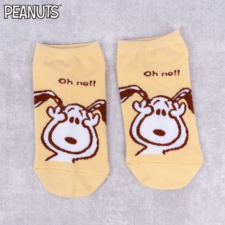 喔不!史努比抱頭船襪