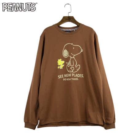 史努比做新鮮事男版長袖T恤
